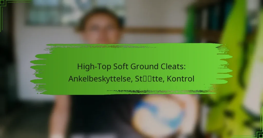 High-Top Soft Ground Cleats: Ankelbeskyttelse, Støtte, Kontrol