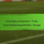 Kunstige jordspidser: Træk, Overfladekompatibilitet, Design