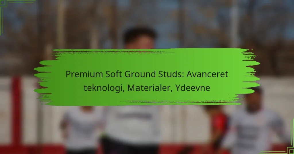 Premium Soft Ground Studs: Avanceret teknologi, Materialer, Ydeevne