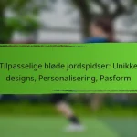 Tilpasselige bløde jordspidser: Unikke designs, Personalisering, Pasform
