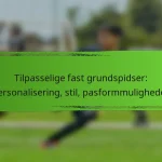 Tilpasselige fast grundspidser: Personalisering, stil, pasformmuligheder